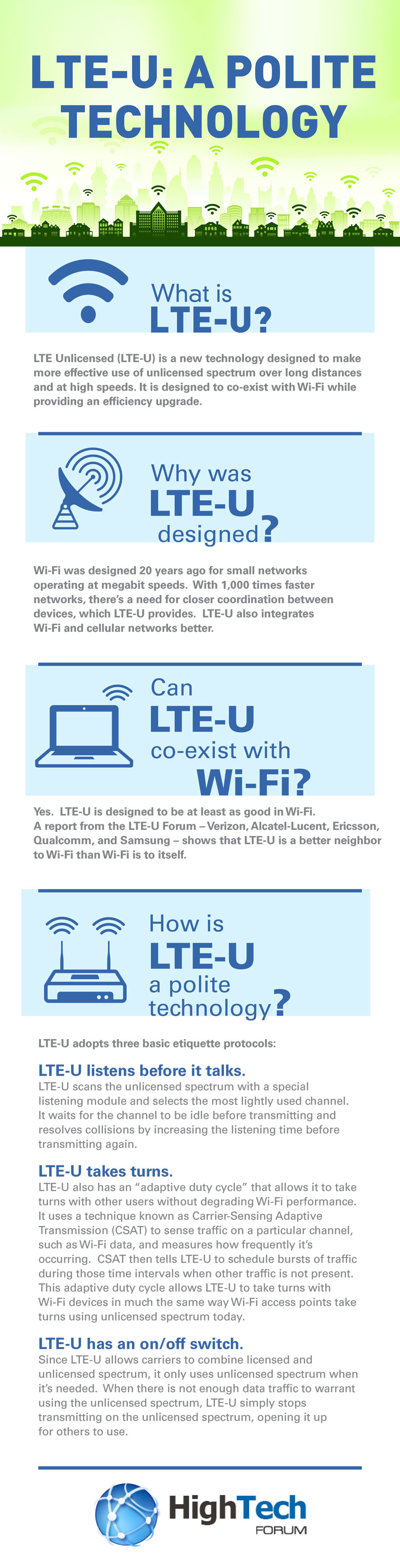 LTE-U: A Polite Technology